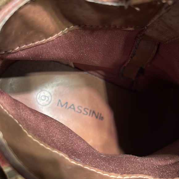 NWOT Brown Massini Booties - Picture 7 of 7